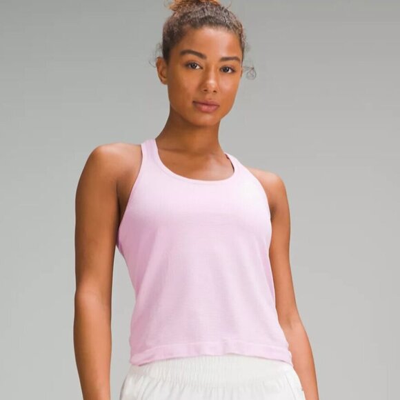 Lululemon NWT Swiftly Tech Racerback Tank Top 2.0 *Race Length Vita Pink Size 14 - Picture 1 of 5